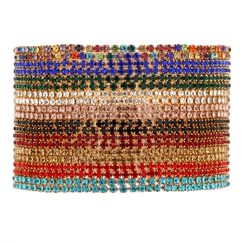 Модные Изящные теннисные браслеты для женщин и мужчин цветные циркониевые