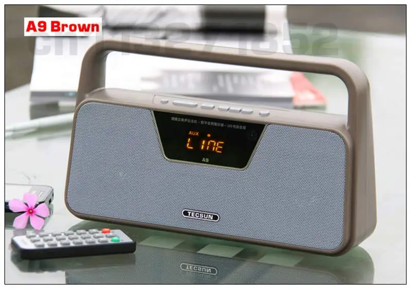 TECSUN A9 FM стерео радио приём светодиодный цифровой дисплей MP3 плеер компьютерная Колонка радио приемник Интернет портативное радио