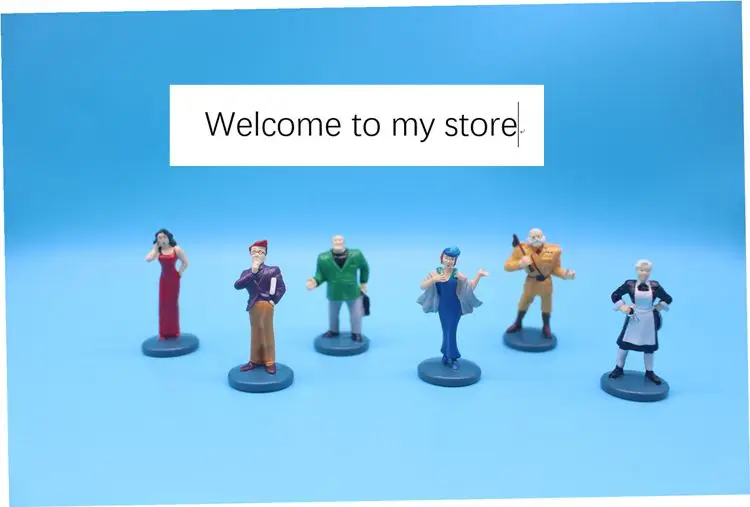 Мини-фигурка из ПВХ модель игрушки 6 шт./компл. cсак | Игрушки и хобби