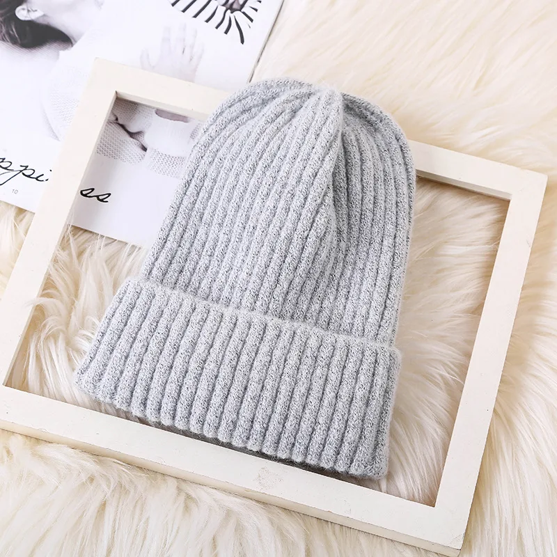 Женская лыжная шапка Повседневная вязаная теплая для занятий спортом на