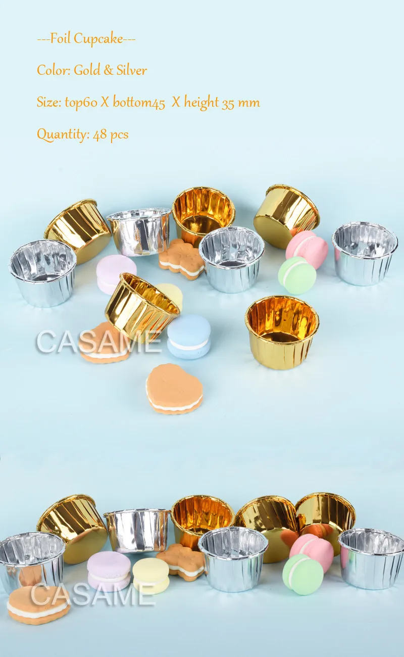 50 шт. великолепные большие бумажные держатели для кексов свадебные украшения