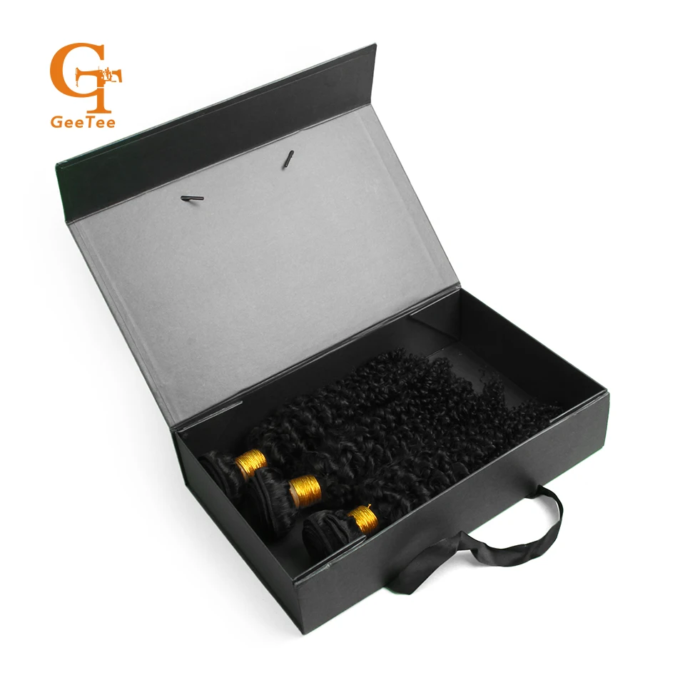 Роскошные женские пряди для наращивания волос упаковочная коробка