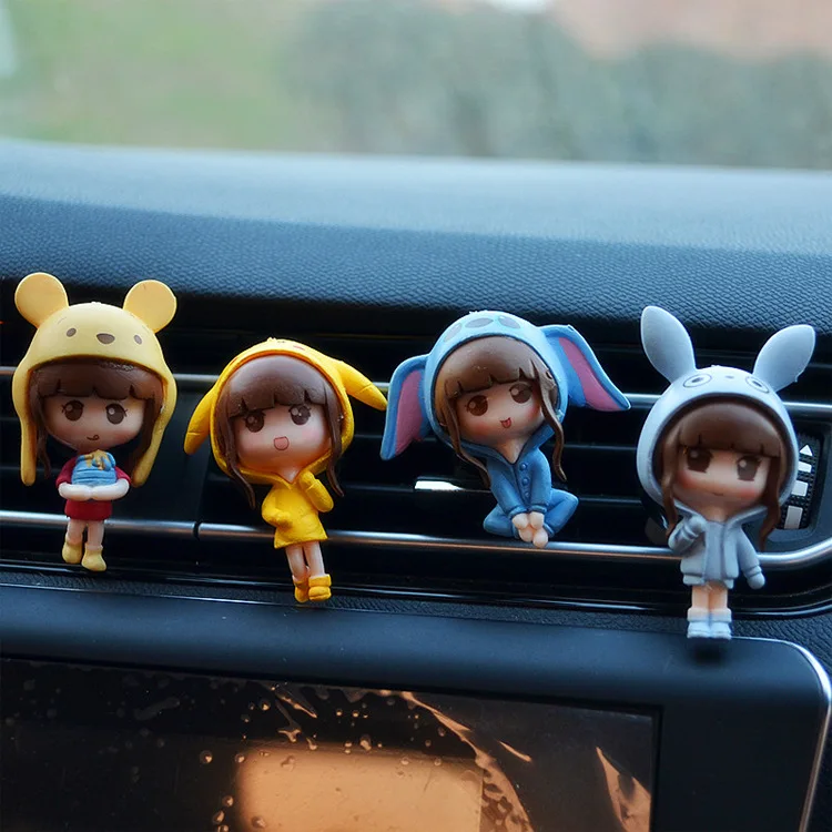 Мультфильм девушка кондиционер украшение растительное эфирное масло