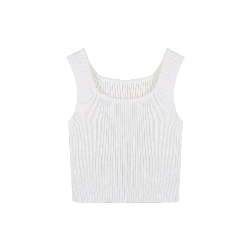 Женский трикотажный жилет на бретелях без бретелек | Женская одежда