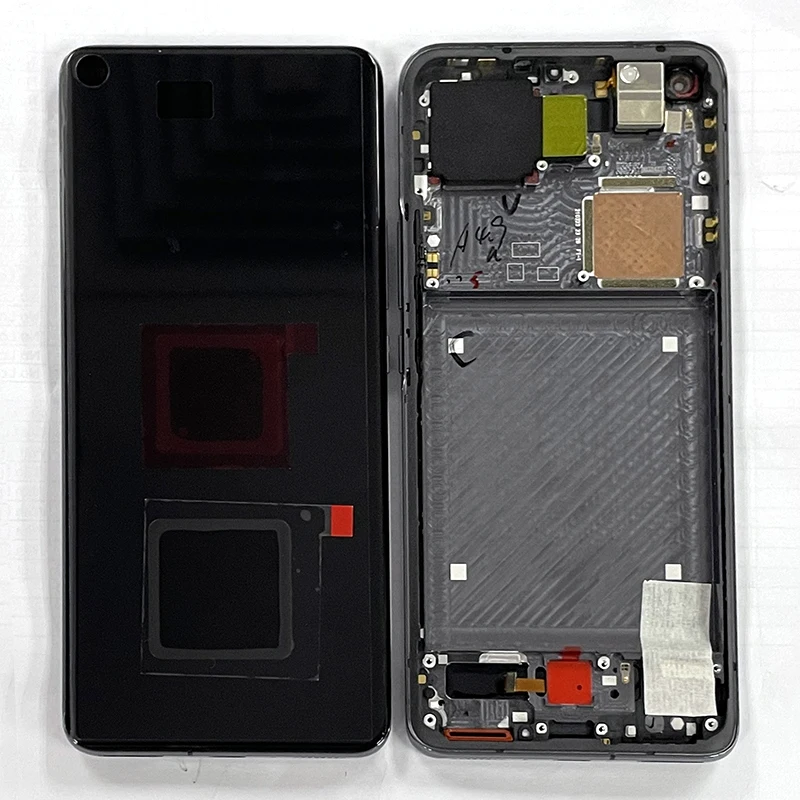 Tanie AMOLED Oryginalny Dla Xiaomi Mi 11 Pro Wyświetlacz LCD Ekran Digitizer Panel Dotykowy Dla Xiaomi 11 Ultra Mi11 Ultra MI11 Pro Rama