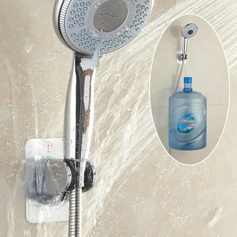 

Adjustable Self-adhesive Handheld Strong Suction Shower Held Head Wall Holder Holder Bathroom Shower Bracket Hand Mounted U6L4