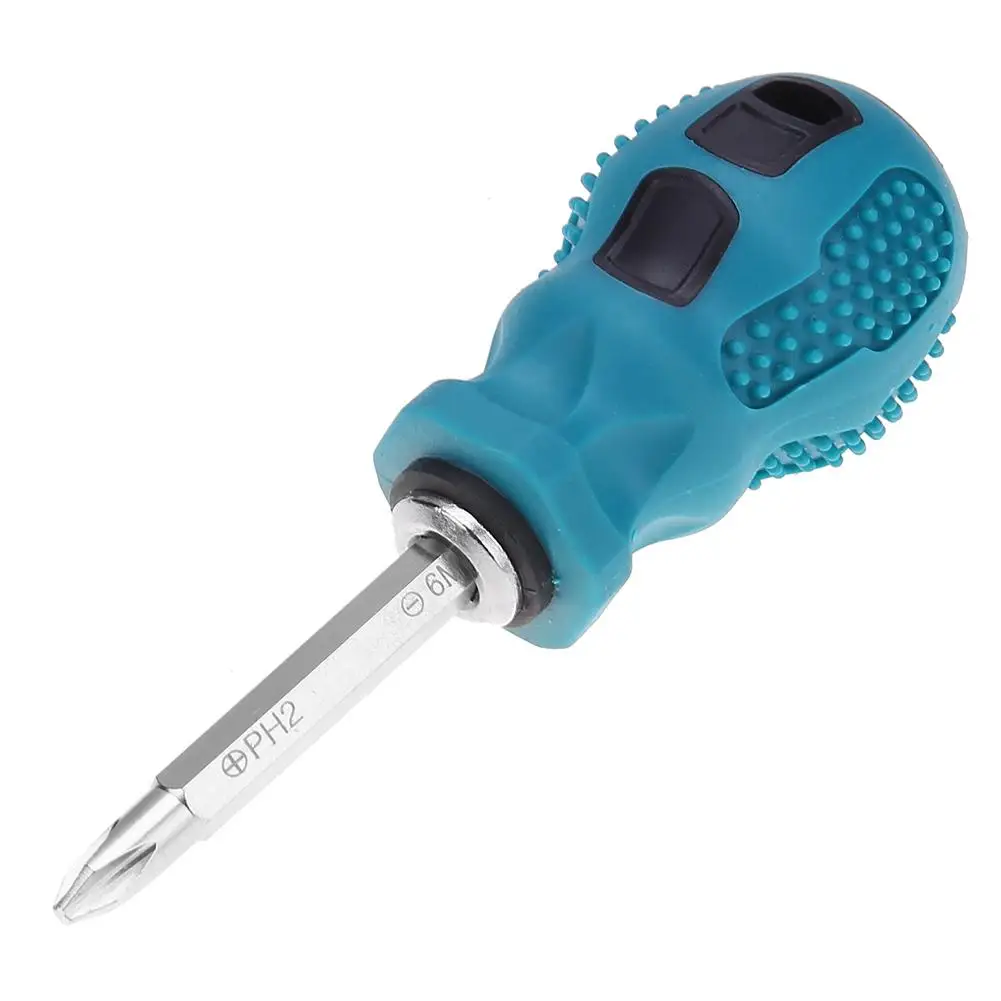 

Double-Use Screwdriver Removable Hand Tool Handle Screw Driver Chrome Vanadium Steel Repair Tool 7cm/2.76in Hardware Accessories