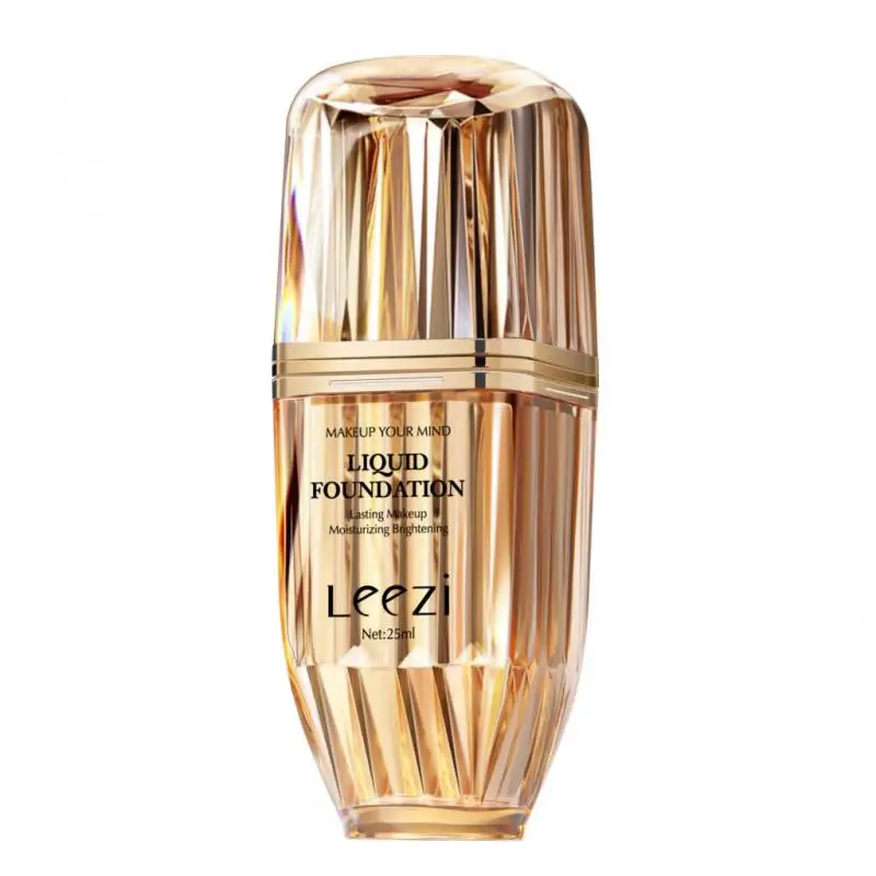 

1 Pcs Gold Tube Liquid Foundation Oil Control Nutritious Non-stick Mask Waterproof And Sweat-proof Liquid Foundation Drop Ship