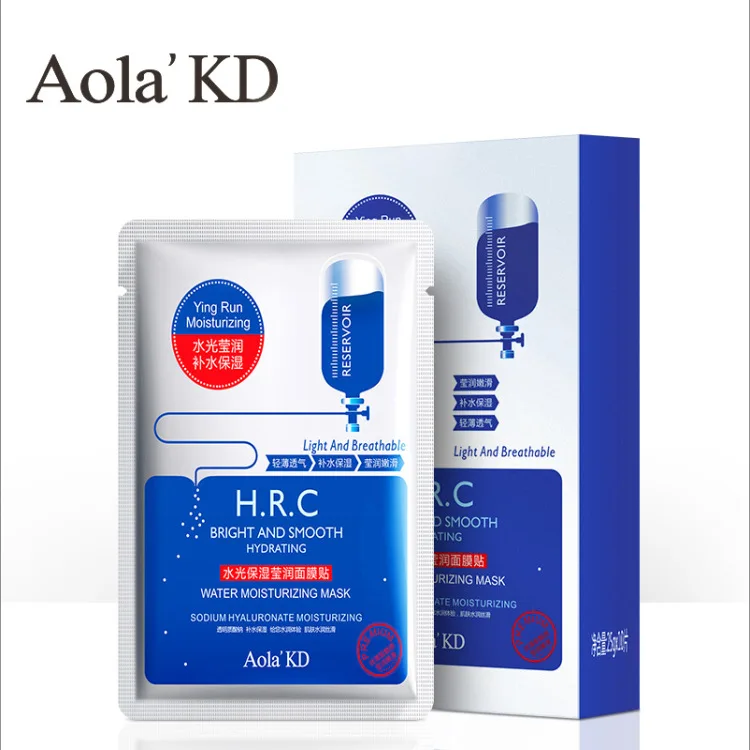 Увлажняющая маска для лица с гиалуроновой кислотой Корейская листовая уход за