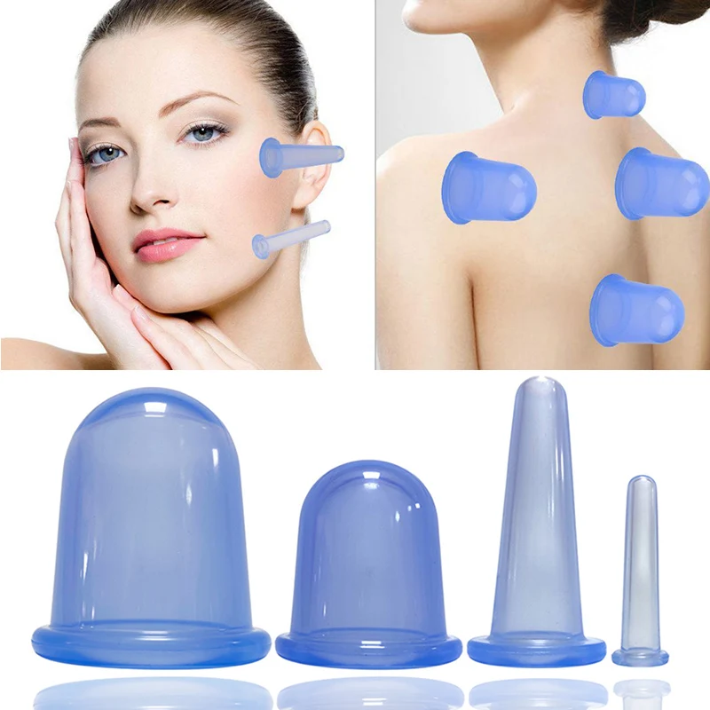 

Hot Vacuum Silicone Cupping Devices Anti-cellulite Slimming Massage Cups for Full Body Face Back Massager Cupping SN-Hot