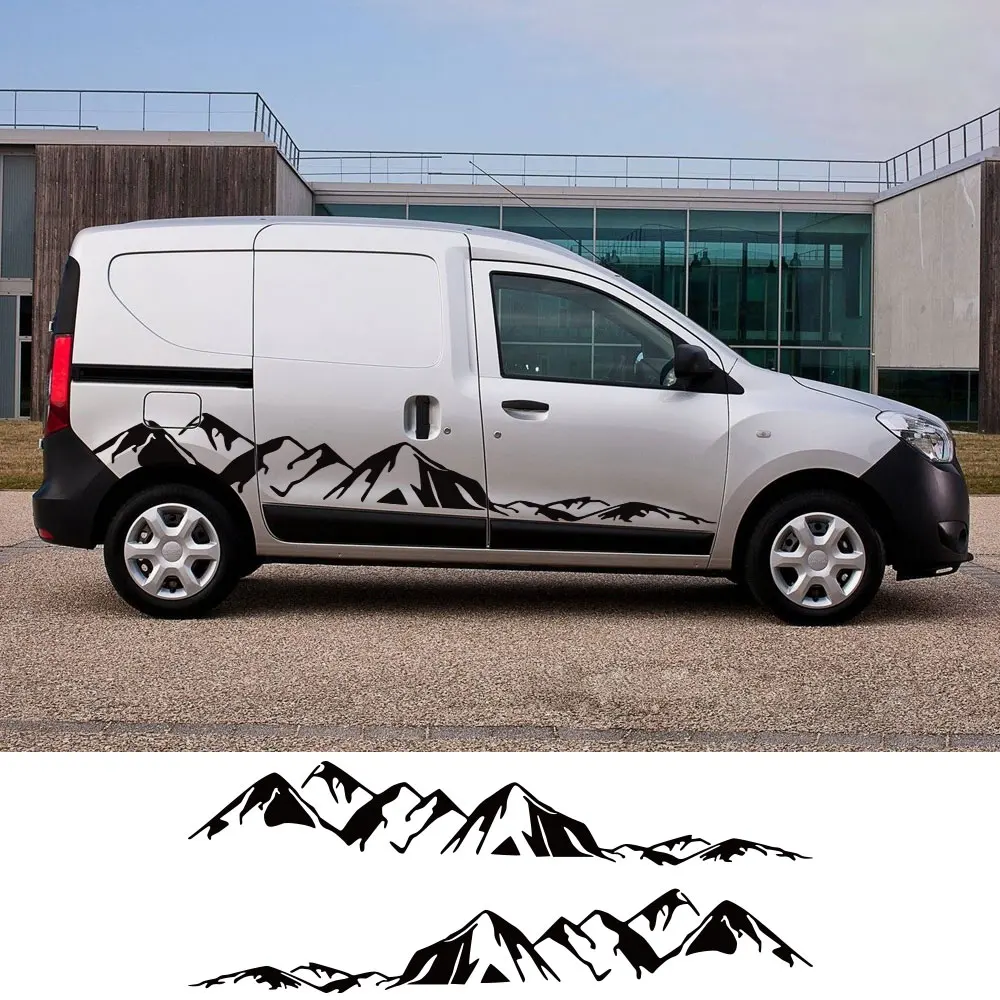 

Van Stickers For Renault Dacia Dokker Camper Car DIY Side Door Stripes Graphics Vinyl Decor Decals Auto Tuning Accessories