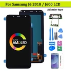 ЖК-экран Super AMOLED для Samsung Galaxy J6 2018, J600, J600F, J600Y, сенсорная стеклянная панель в сборе