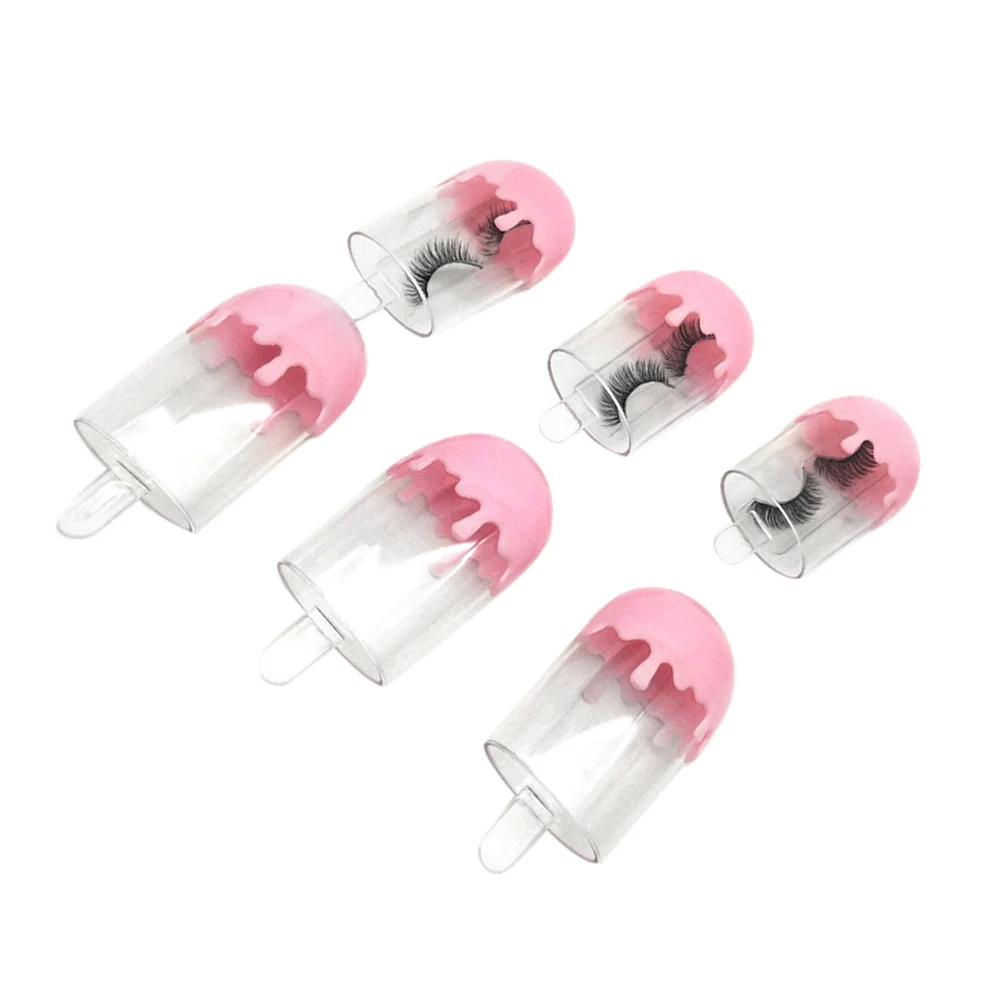 

5pcs/set Empty False-eyelash Packaging Refillable Bottle With Eyelash Holder Eyelash Makeup Accessories Good Quality