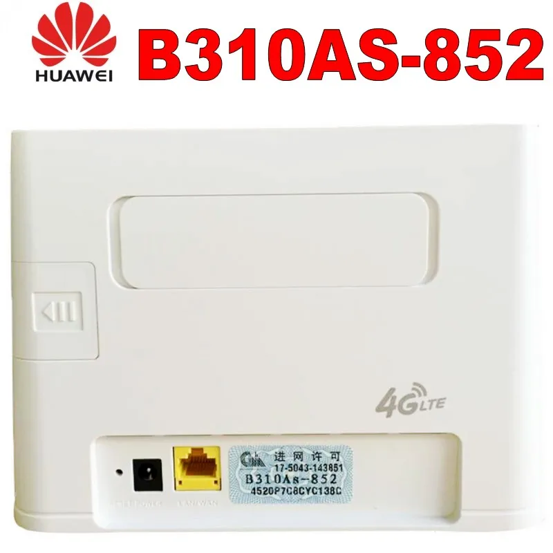 VOIP- Huawei B310As-852 LTE FDD B3/B7/B8 900/1800/2600Mhz TDDB38/39/40/41 1900/2300M/2500/2600Mhz