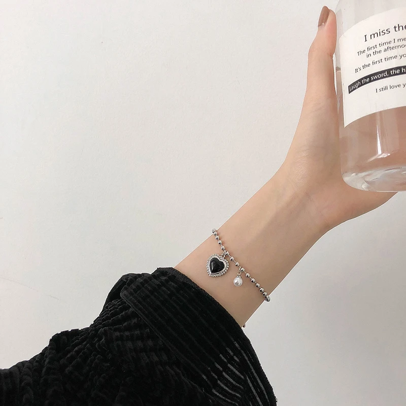 @ Taimi ювелирные изделия любящее сердце простота Модная молодежная браслет