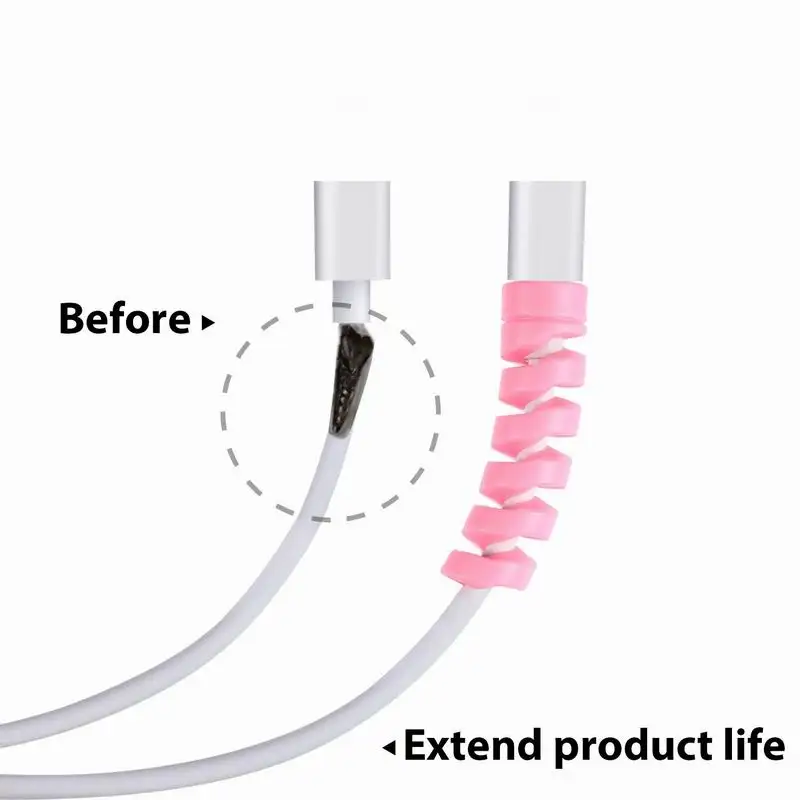 Кабель протектор обмотки намотки данных линия чехол Веревка Защита пружинный