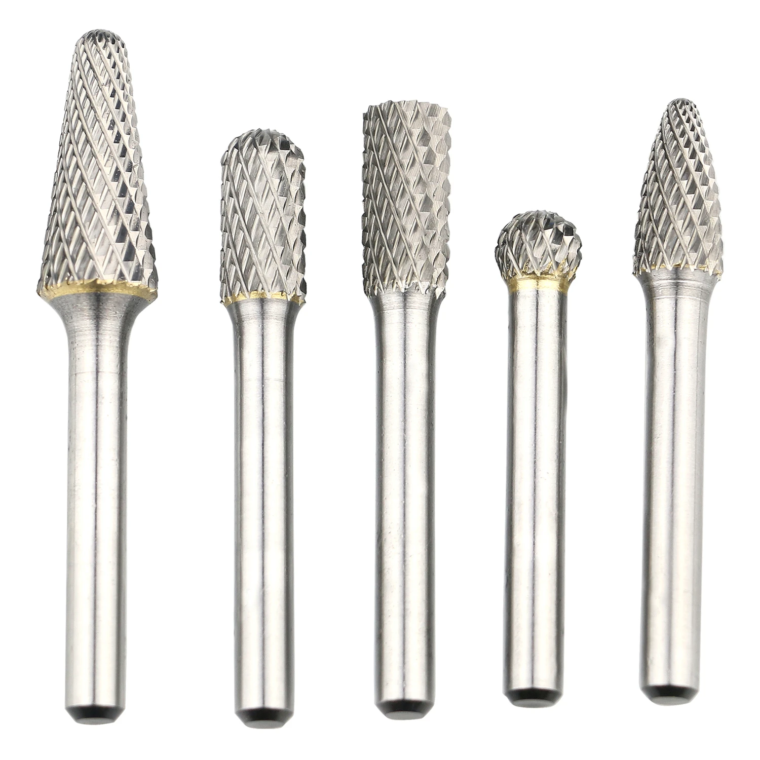 Набор насадок из карбида вольфрама с хвостовиком 1/4 дюйма (6 35 мм) 5 шт. |