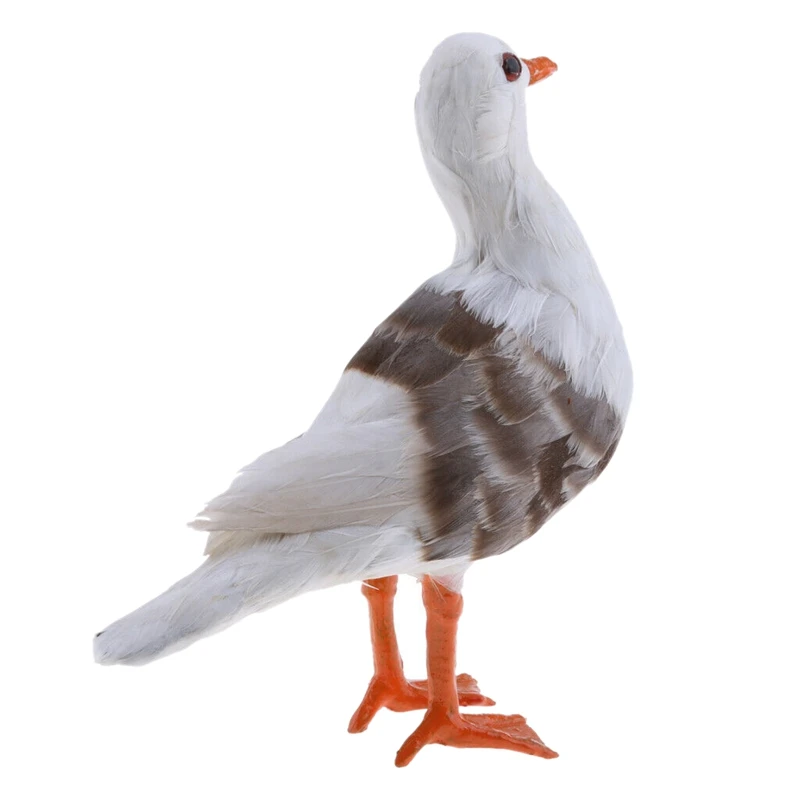 Имитация чайки птица для дома искусственное украшение сада Пернатые украшения