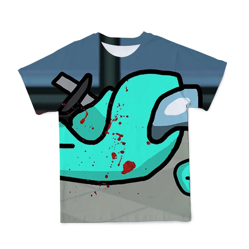 

pink clothes short sleeve round neck T-shirt boy girl clothes space casual tops for girls 12 years old amoung us