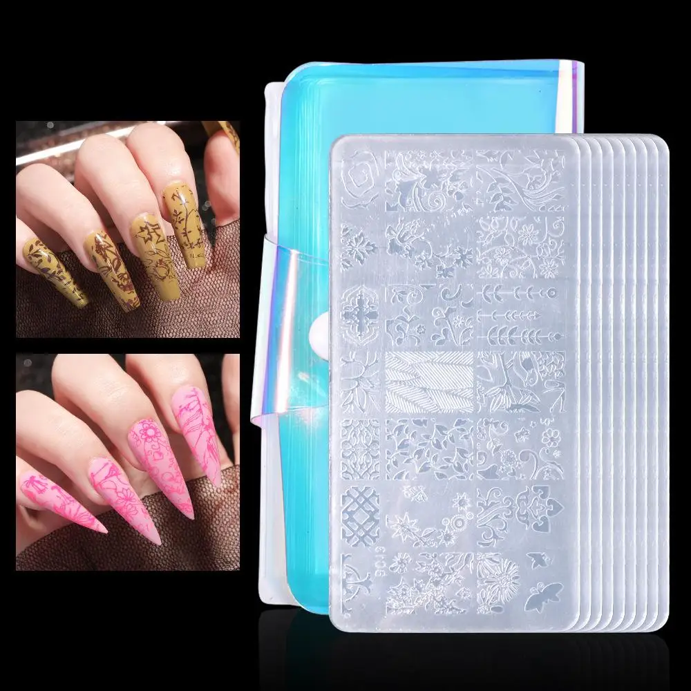 

Трафареты для ногтей, набор шаблонов для ногтей