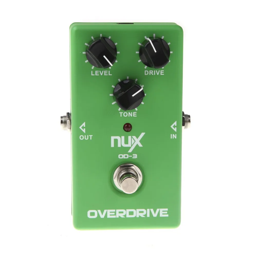 nux od 3 overdrive elektrische gitarre effekt pedal true bypass warm rohr natürliche overdrive sound gitarre pedal hohe qualität dropship fr