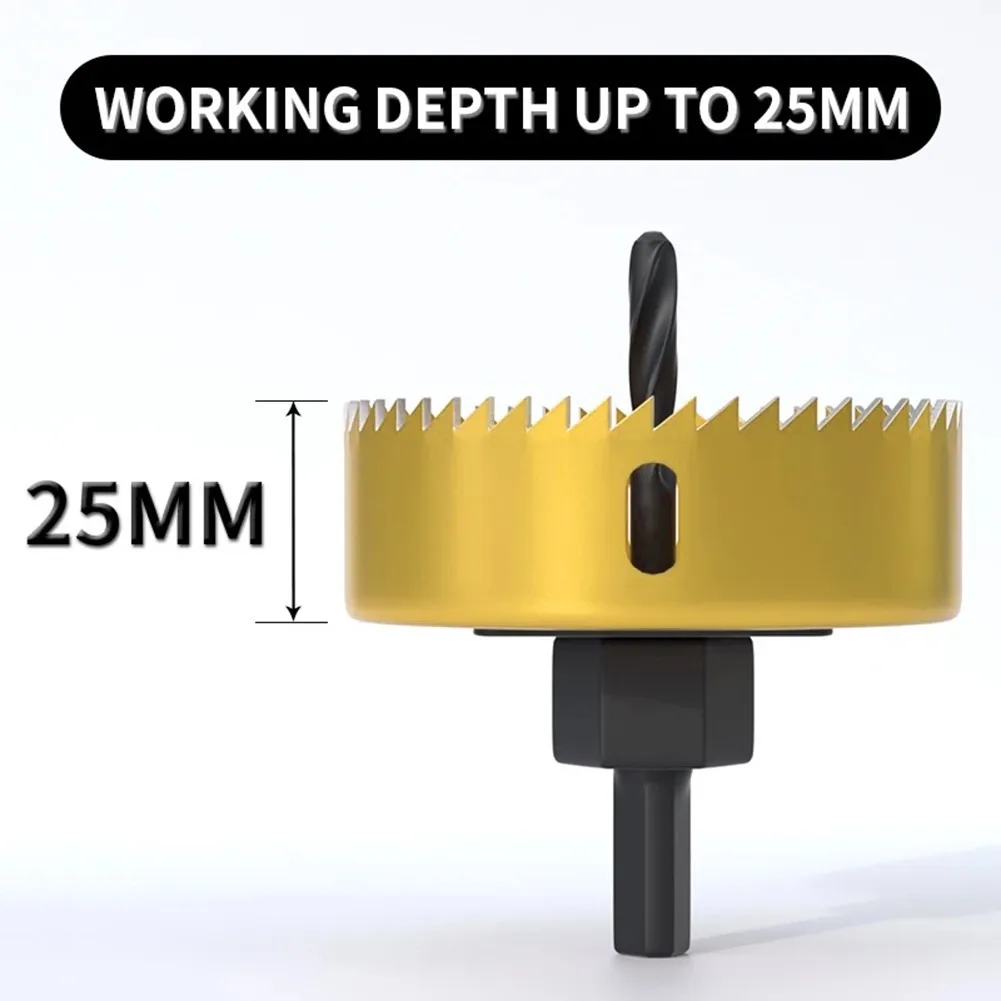 

64-127mm Drill 7Pcs/Set Carbon Steel Cut Plastic Cut Wood Metal Cutting Tool