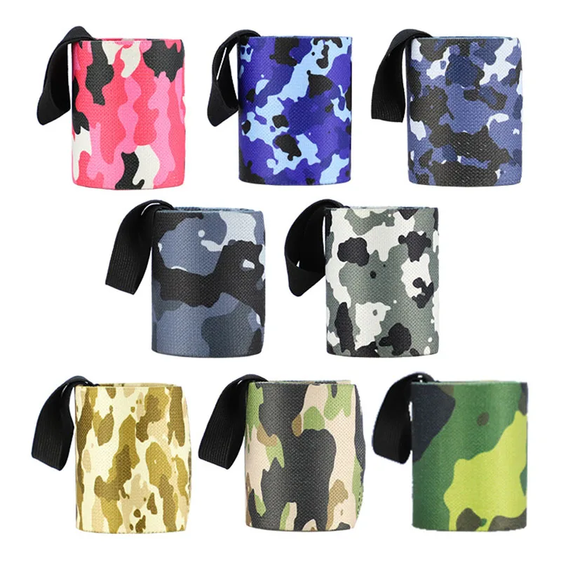 1 шт. ремешок для поддержки запястья спортзала Камуфляжный регулируемый браслет