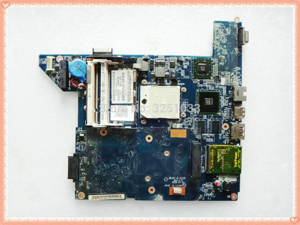 510566-001 для HP Compaq CQ40 материнская плата JBL20 LA-4112P 492312-001 протестирована хорошо 510566-001 для HP Compaq CQ40 материнская плата JBL20 LA-4112P 492312-001 протестирована хорошо