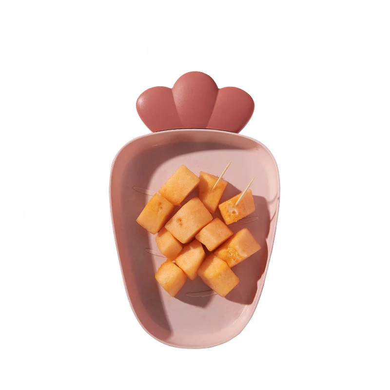 Пластиковая десертная тарелка для офиса маленькая фруктов домашний журнальный