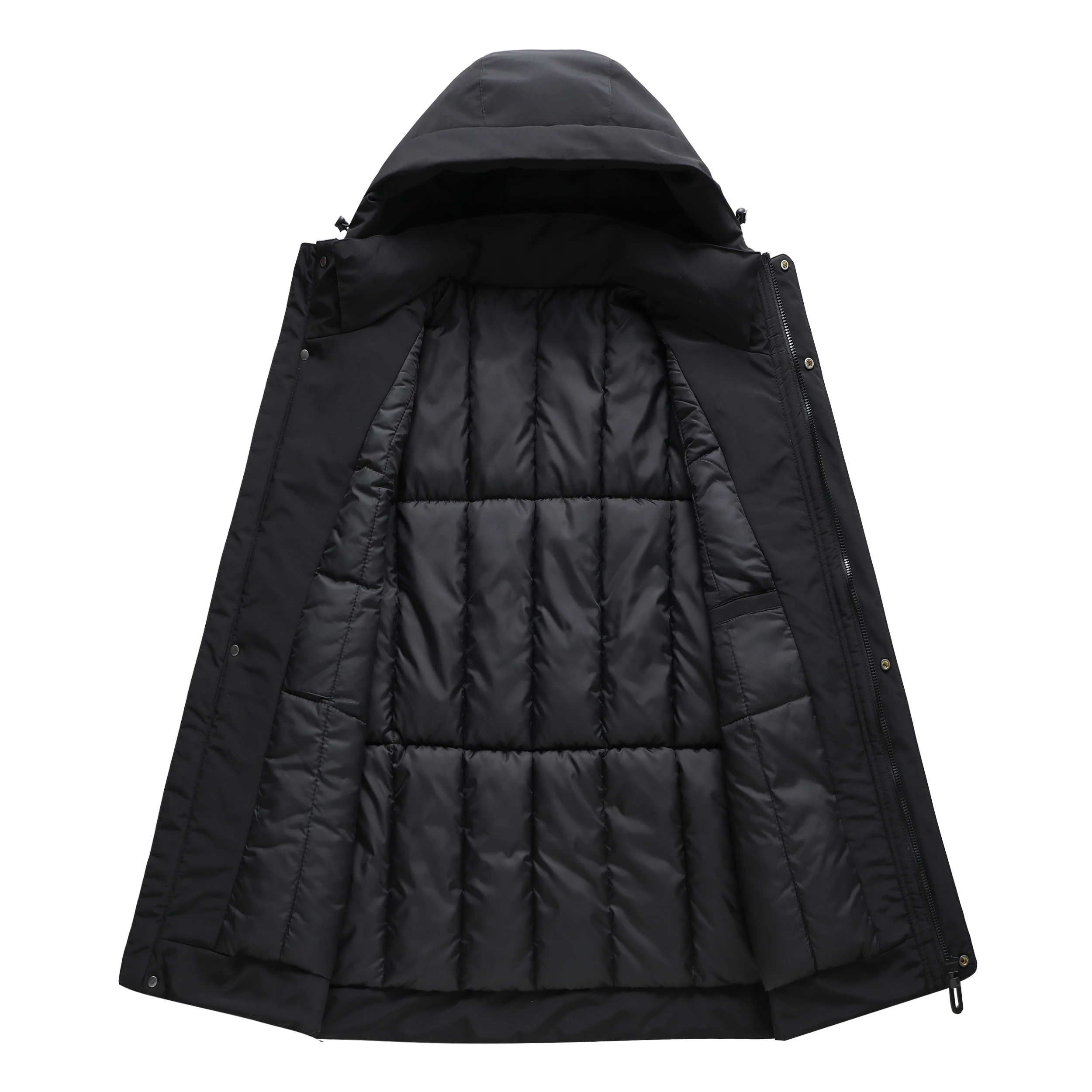 2022 Men Winter Jacket Quilted Coats Cotton Padded Coat Parka Men Thick Warm Long Jackets Hooded Plus Size 4XL-11XL Men Clothing