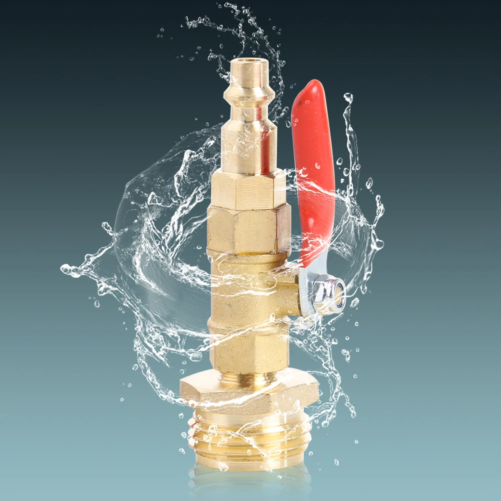 2 шт. медный фитинг для труб переходник латунный шаровой клапан 3/4 соединительный