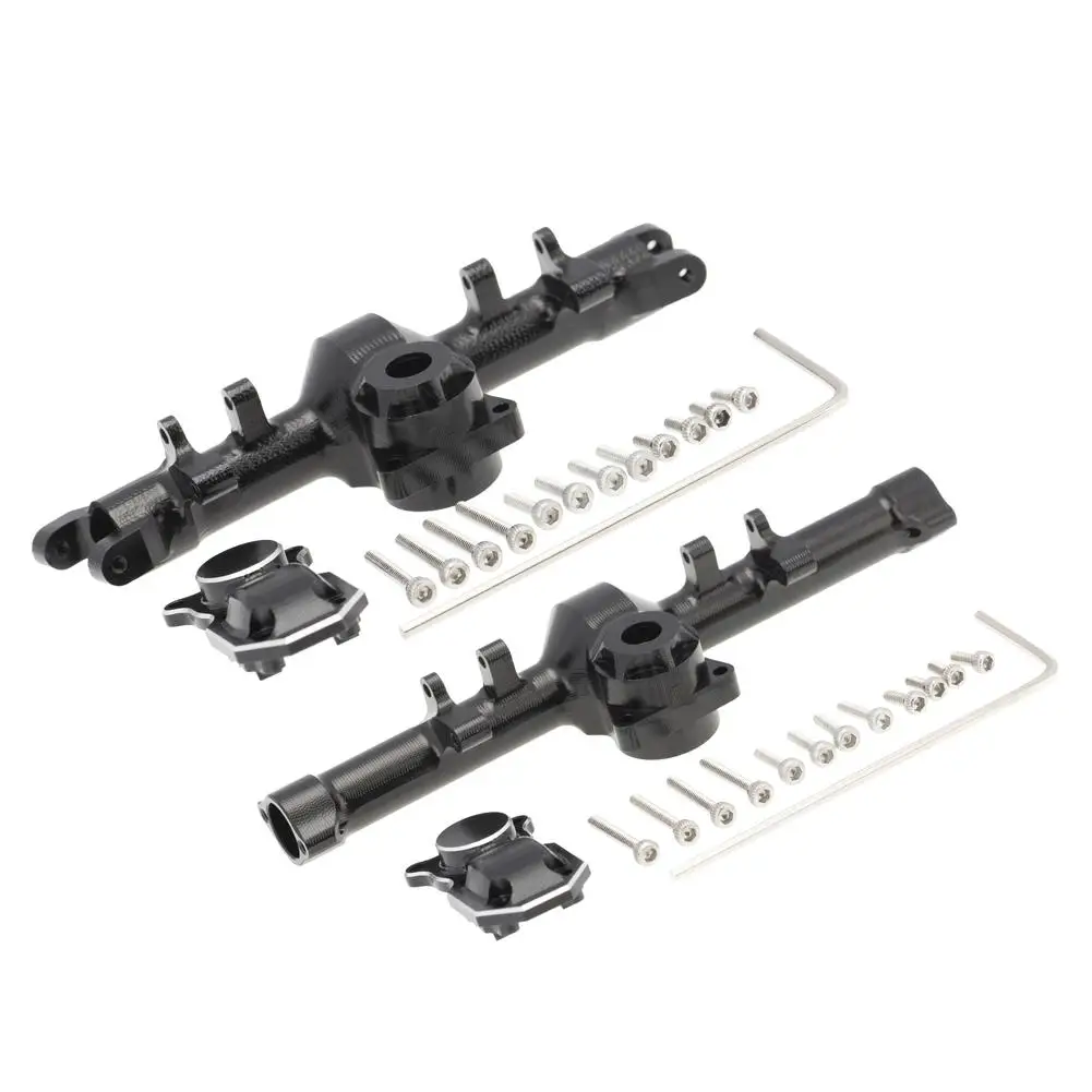 

Metal Alloy Aluminum Front Rear Axle Housing For 1/10 Rc Crawler Car Axial Scx24 90081 Upgrade Parts
