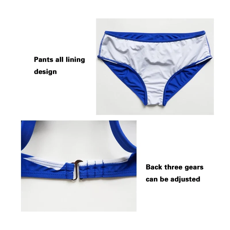 Trisass 2021 новые летние полосатые купальники большого размера плюс бикини DEFG чашки