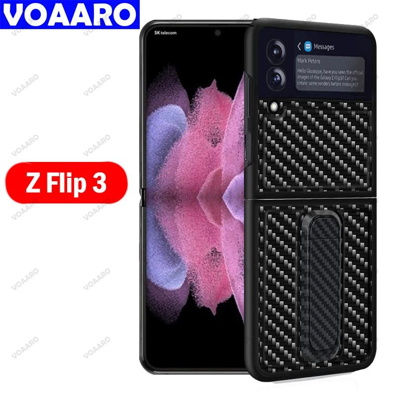 

Чехол-книжка для SAMSUNG Z, кожа, углеродное волокно