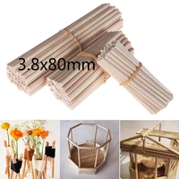 100pcs 80mm pine wood sticks used for lollipops diy crafts building models wood crafts