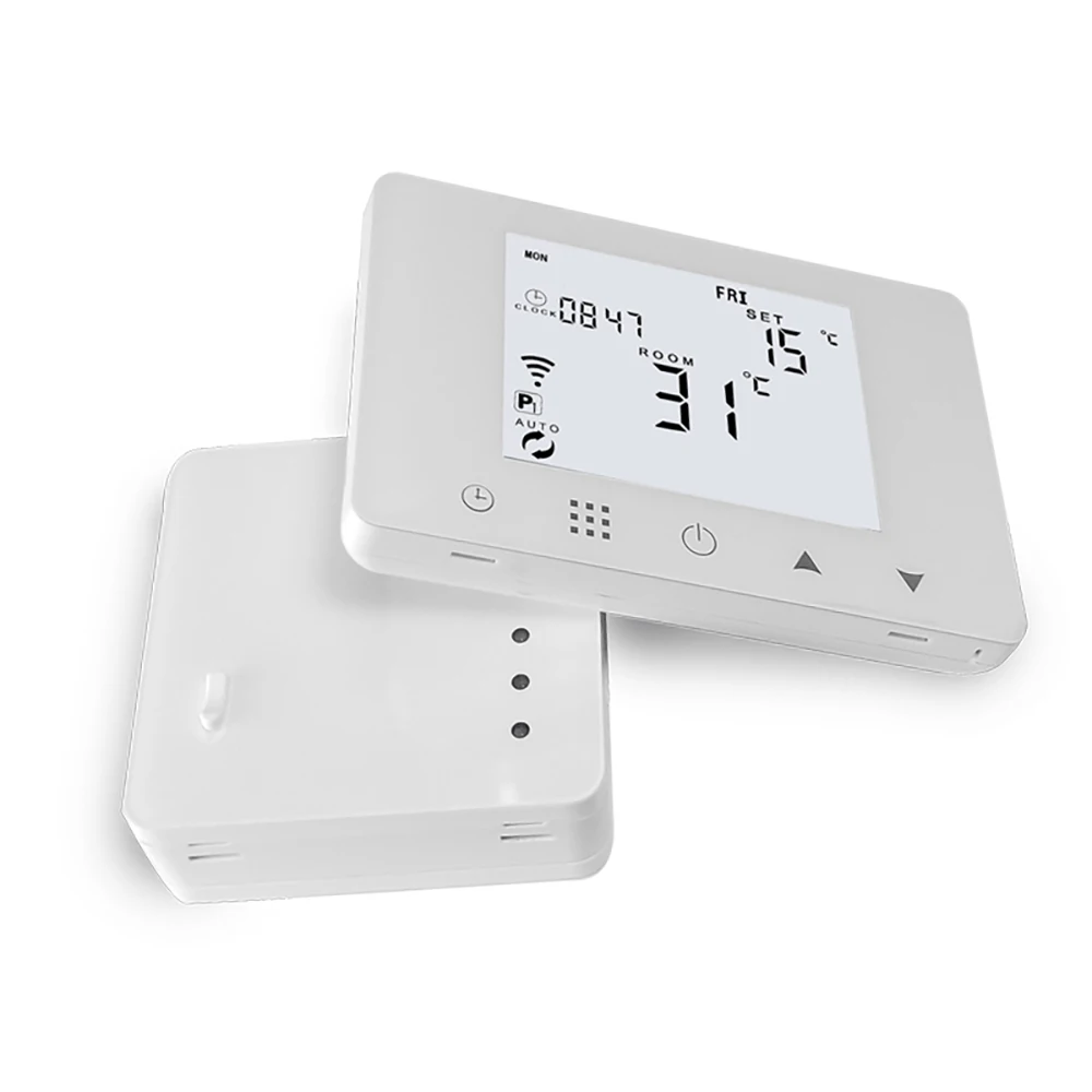 Беспроводной комнатный термостат RF для газового котла подогрева воды пола пульт