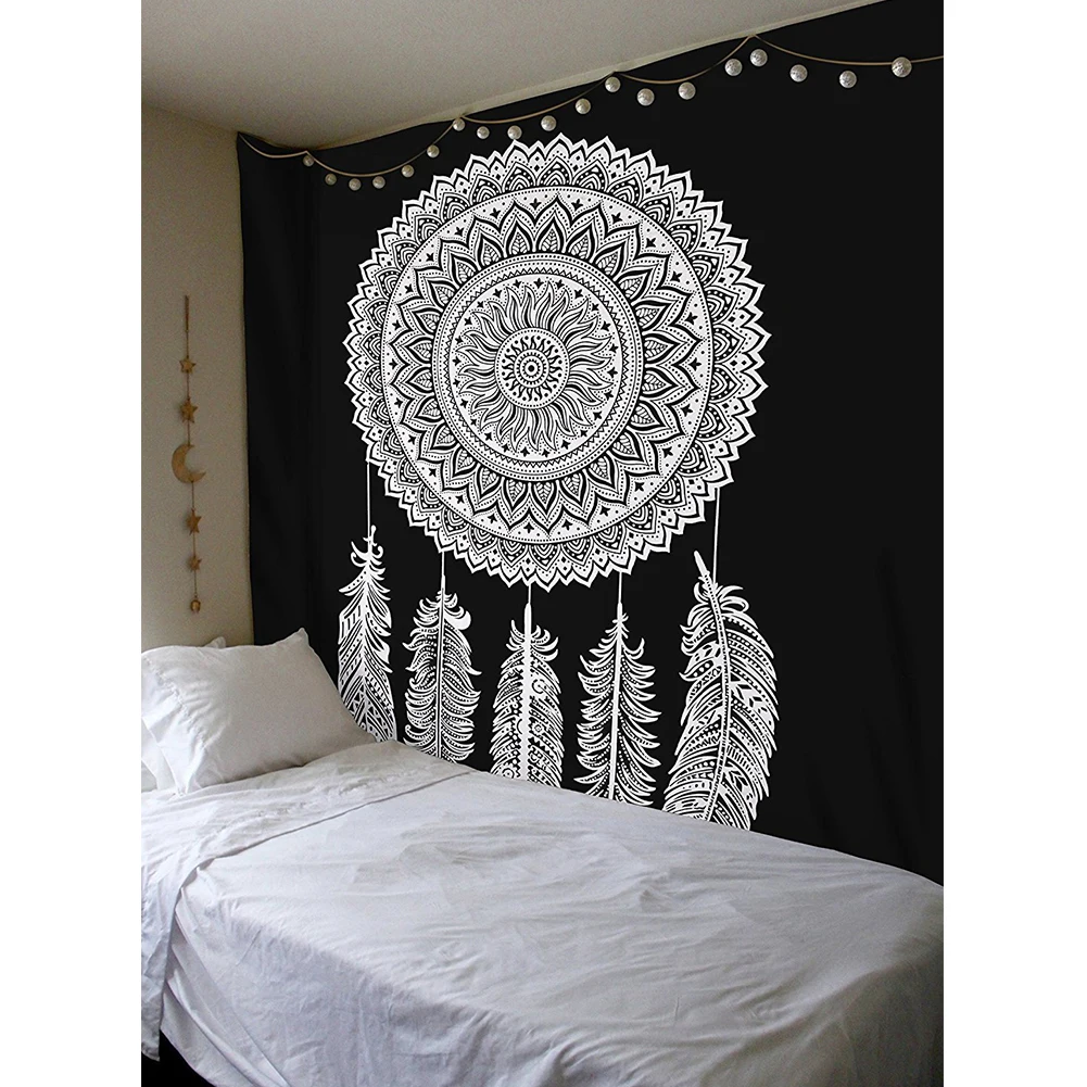 

200*140cm Bohemian Dream Catcher Tapestry Indian Wall Hanging Tapestries Wall Cloth Tarpaulin Wall Carpet Home Decor Tapestry