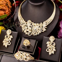 soramoore high quality luxury africa charm 4 pcs necklace jewelry sets for women partylady bridal wedding jewelry sets