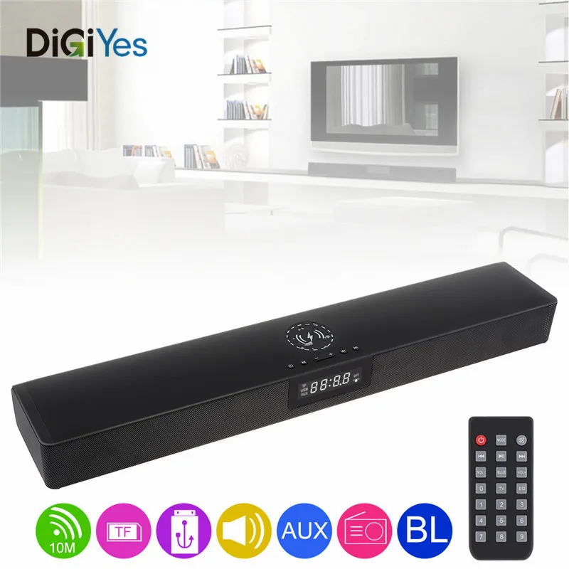 BS 39B Soundbar домашний кинотеатр Bluetooth динамик сабвуфер ТВ ПК с беспроводной зарядкой