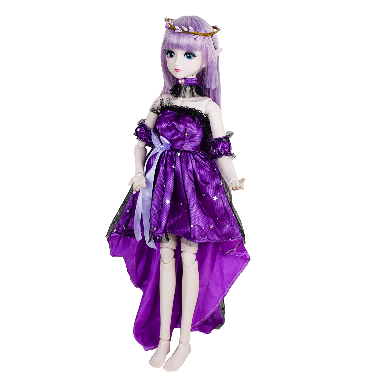 

EVA BJD 1/3 BJD Doll Dream Elves Demon SD 24in 60cm 22 Ball Jointed Dolls Fairy Full Set Wig Clothes Valentine's Gift for Girls