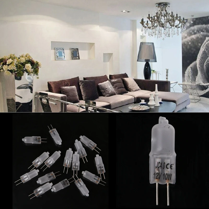 

G4 JC Type Halogen Light Bulb Frosted Lamp 12V 10W Warm White Dropshipping