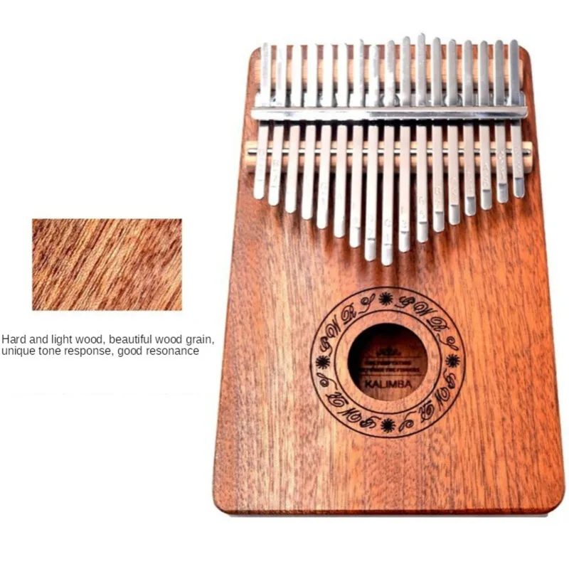 

New Children Wooden Thumb Piano 17 Tones Keyboard Instrument Plate Finger Piano Finger Harp Musical Instrument Educational Toys