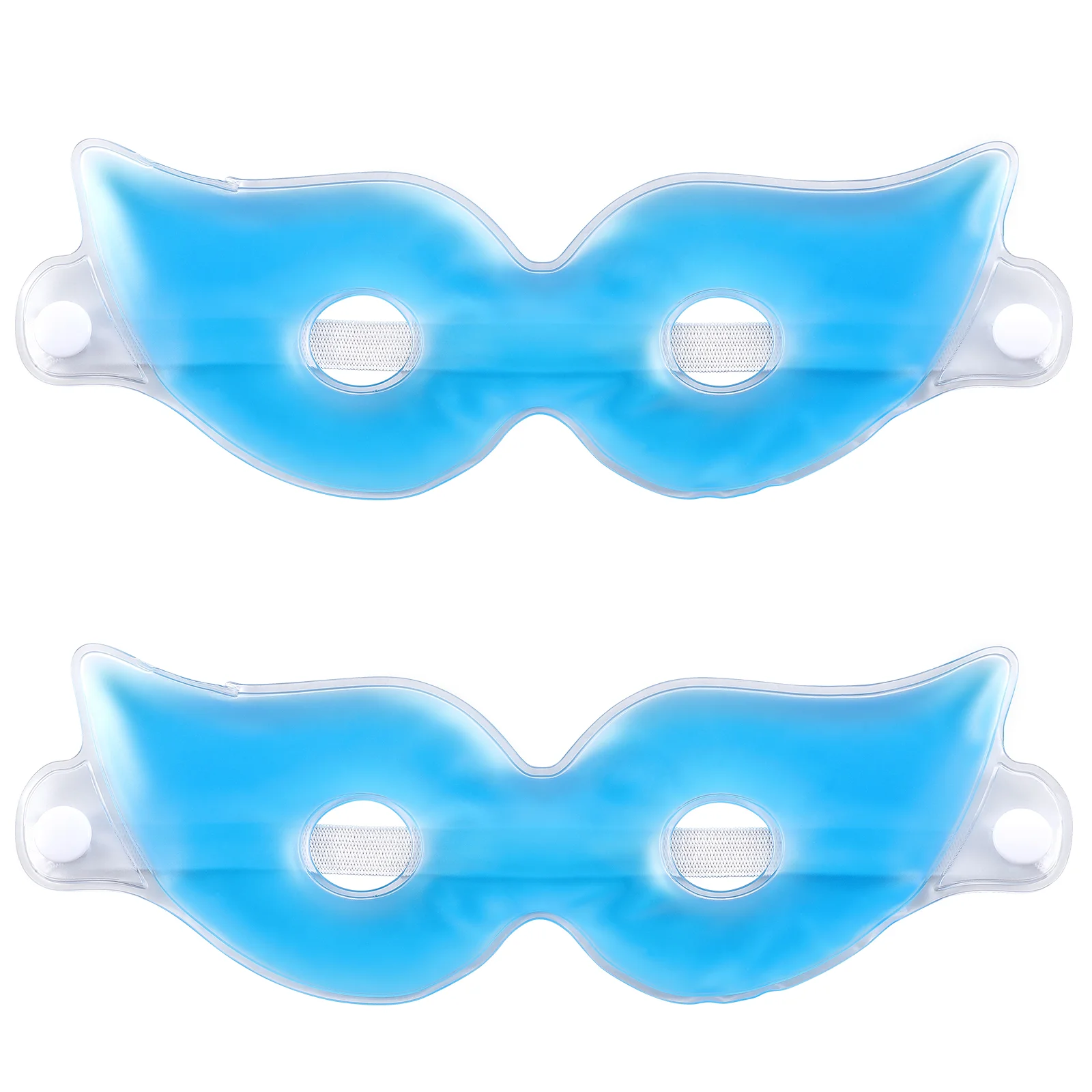 

Маска для глаз многоразовая охлаждающая с отверстиями для глаз, 2 шт.