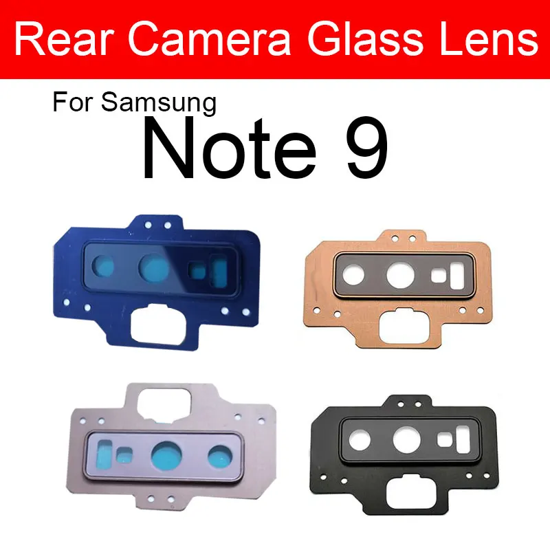 

Rear Back Camera Glass Lens Cover For Samsung Galaxy Note 9 Note9 Big Glass Camera Lens Frame + Glue Repair Replacement Parts