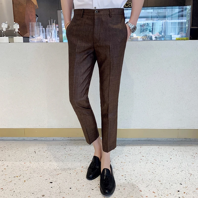 Костюм брюки мужские бар рабочие девять очков профессиональная одежда