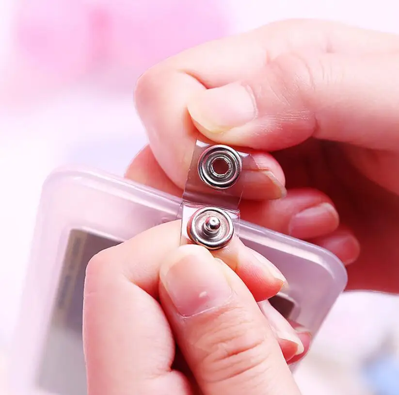 Симпатичный мультяшный держатель для ID карт из пвх держатели бейджей модный