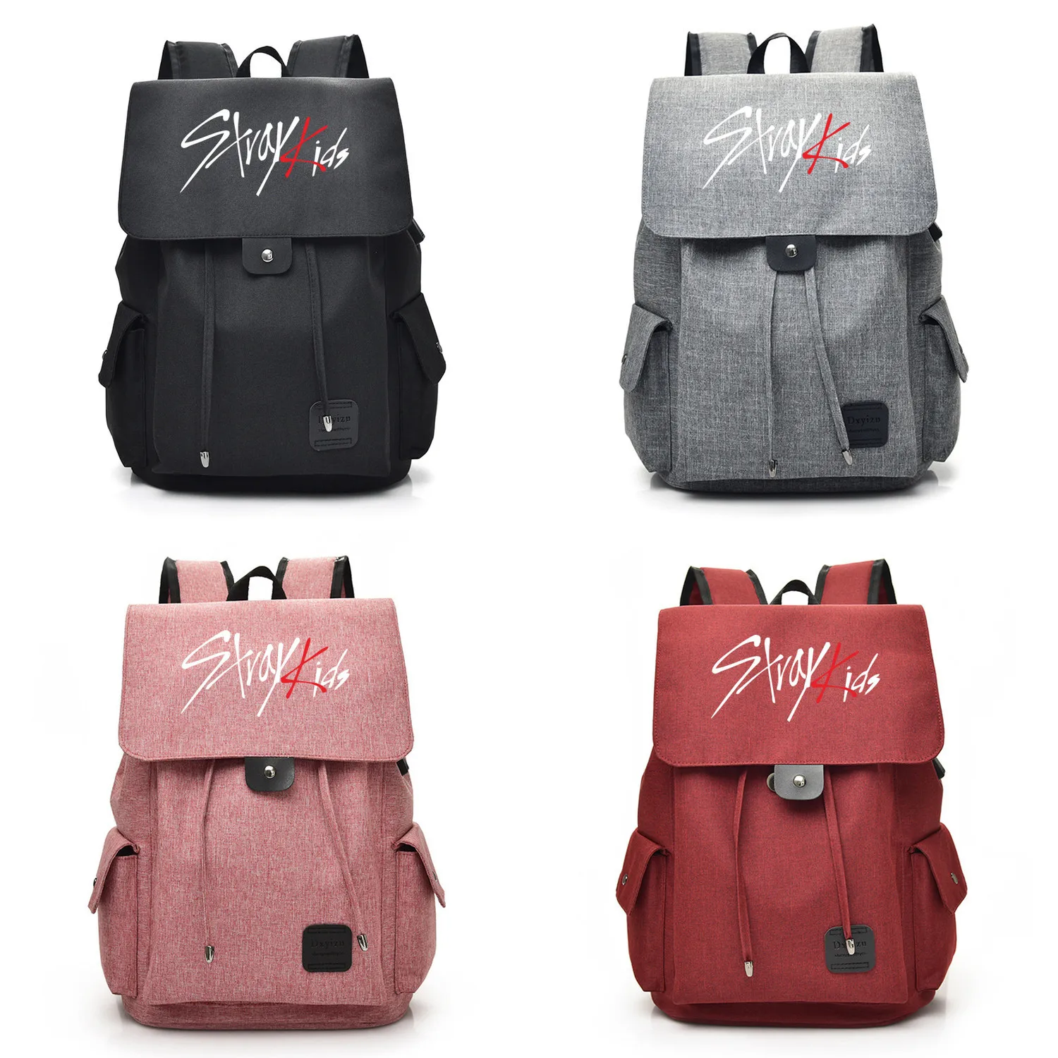 

1pcs Kpop Stray Kids Backpack for fas Gift Simple Fashion style School bags K-pop Supplies
