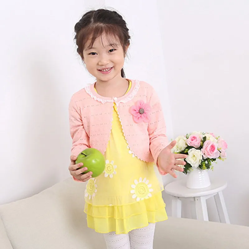 New Spring Autumn baby girl clothes Girls Boys Cardigan Coat kids Long Sleeve V-neck jackets Shirt toddler Sweater Cardiga | Детская