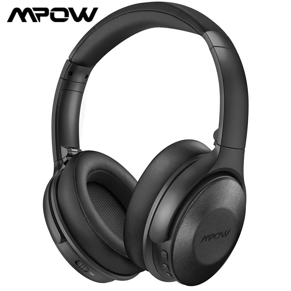 

Mpow H17 Updated Active Noise Cancelling Headphones Wireless Bluetooth Headsets with Rapid Charge & 30H Playing Time Hi-Fi Music