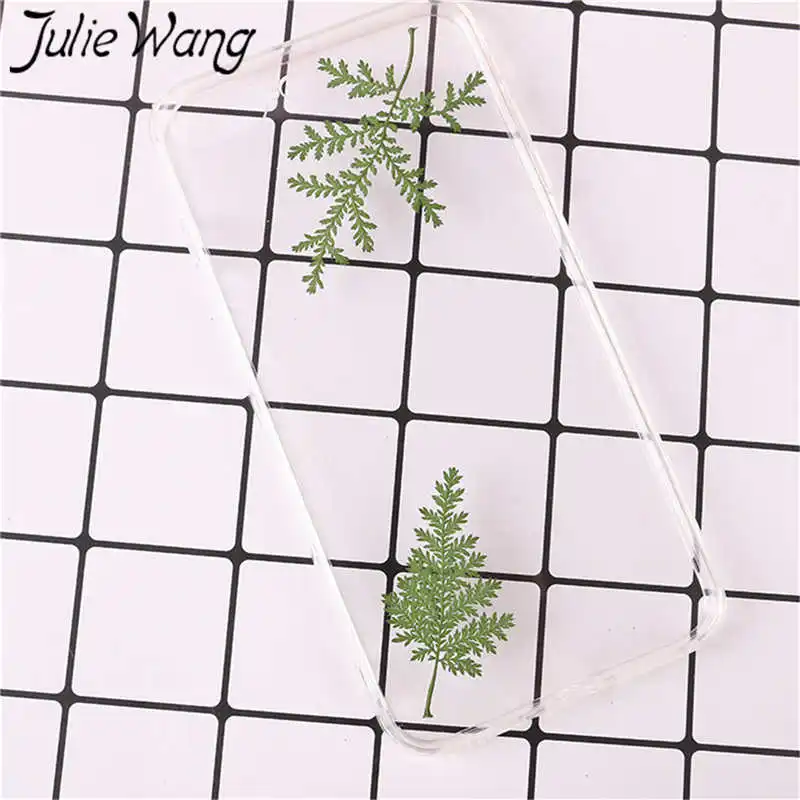 Julie Wang 12 шт. натуральный сушеный Артемизия Annua трава образец растения эпоксидные